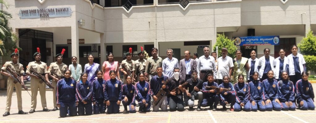 tumkur siddaganga school mock drill