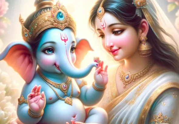 ganesh-parvati-birth