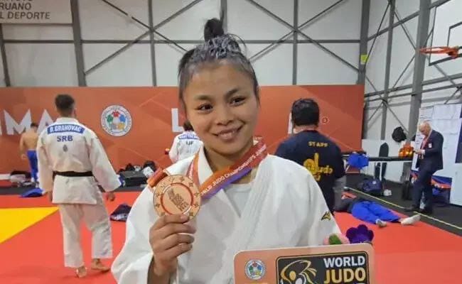 History at the Junior Judo World Championships — Bronze Medal for Linthoy Chanambam