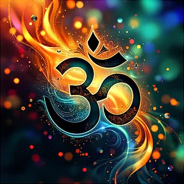 pngtree-golden-om-blue-outline-vibrant-swirls-image_17054919