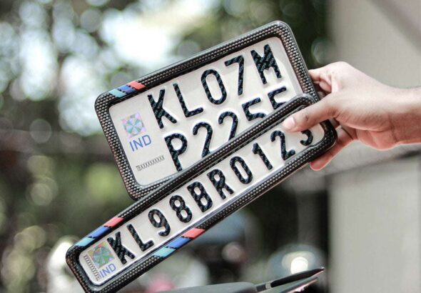 HSRP-Bike-Number-Plate-Gel-Frame-BMW-Honey