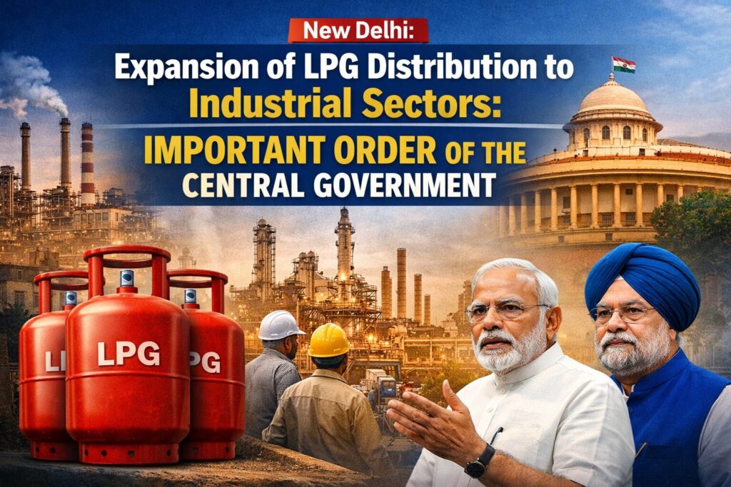 LPG distribution expansion announcement in New Delhi